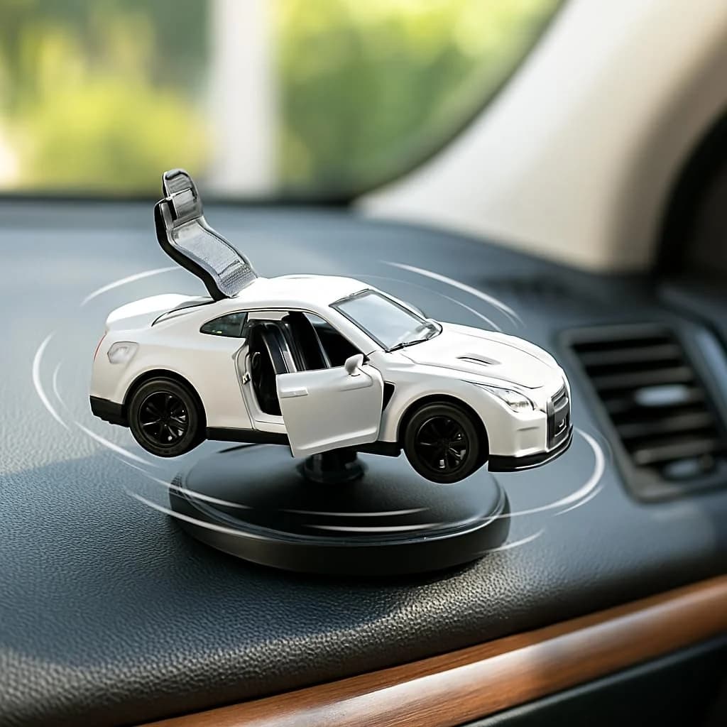 Dashboard Drift Car Decor with Openable Doors for Car Interior & Enthusiasts
