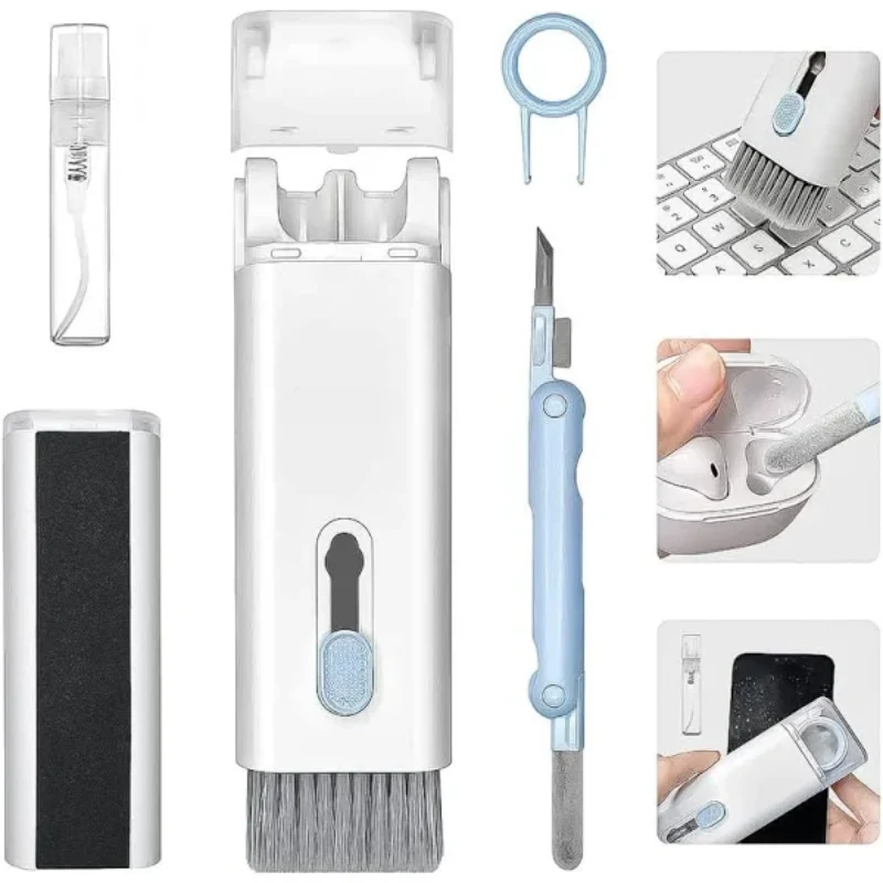 7-in-1 Electronic Gadget Cleaning Tool & Multipurpose Device Cleaner for Laptops, Macbooks, Smartphones, Keyboards, Gaming PC & AirPods